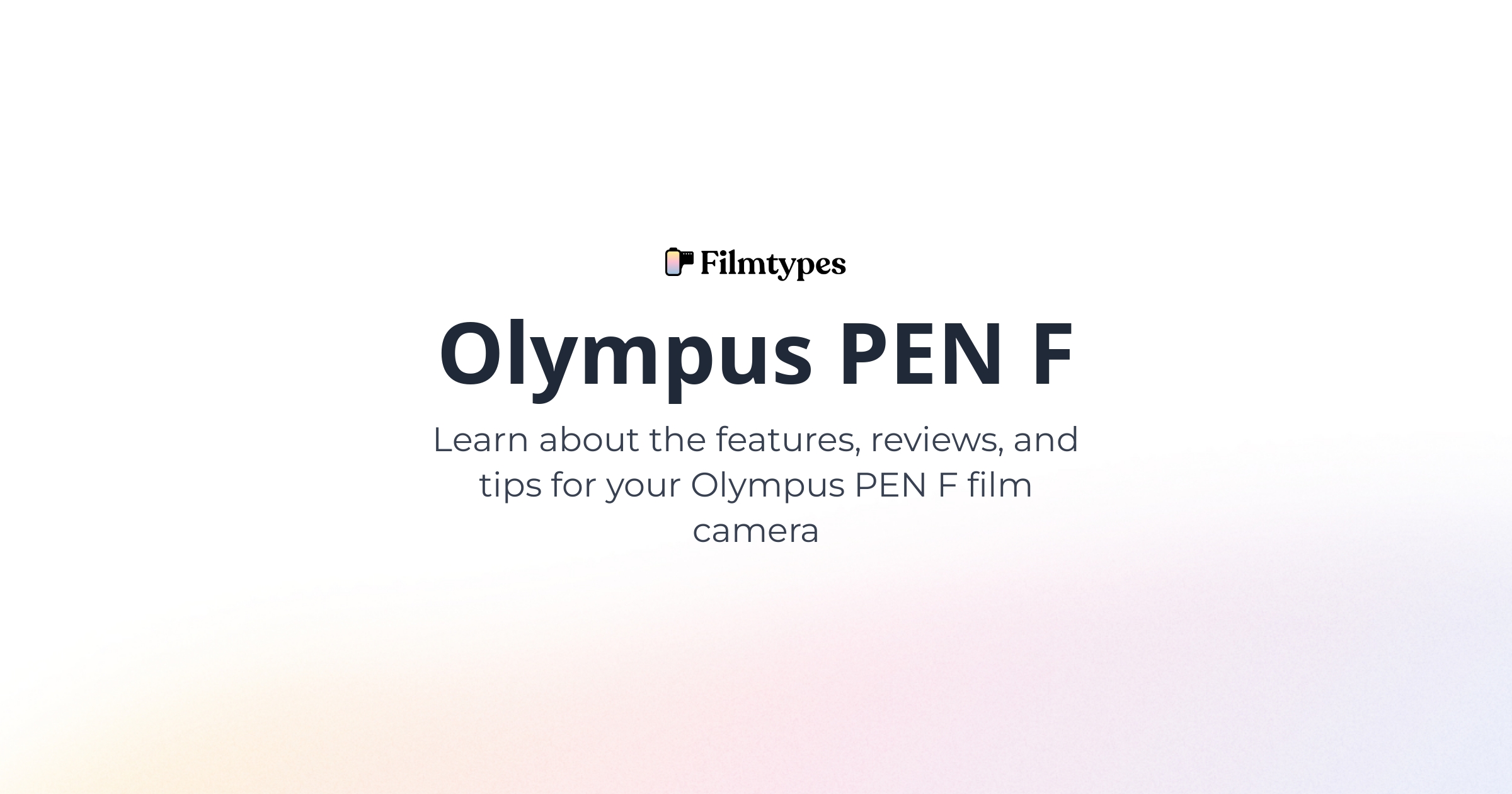 Olympus Pen PEN-F Reviews, Pros and Cons